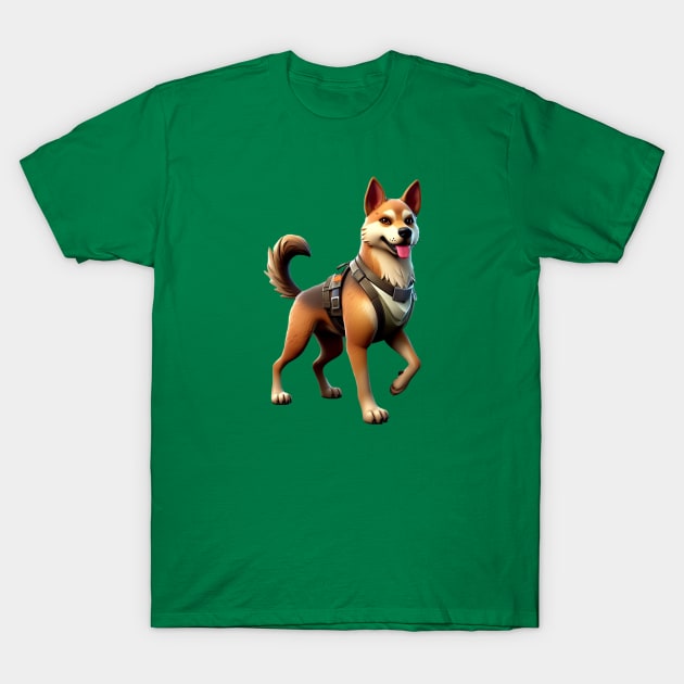 Fortnite inspired dog T-Shirt by The Artful Barker